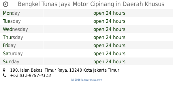 Tunas Jaya Motor: Jantung Berdetak Bengkel Otomotif Cilacap